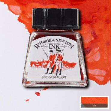 W&N Drawing ink 14ml - 680 Vermillion