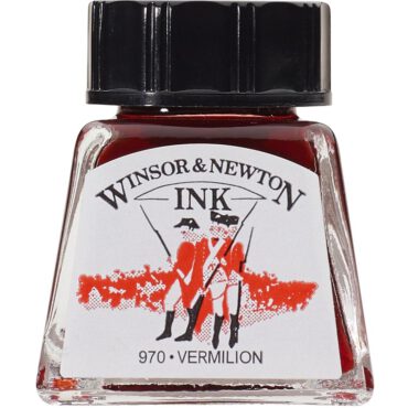 W&N Drawing ink 14ml - 680 Vermillion