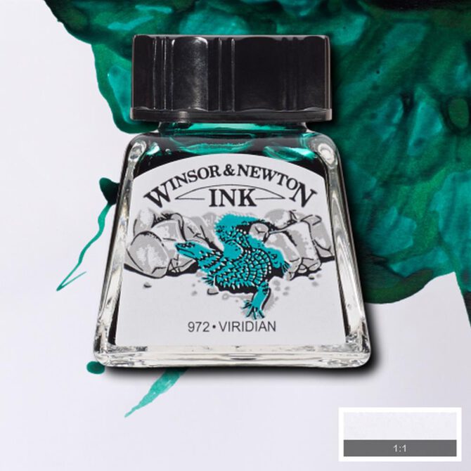 W&N Drawing ink 14ml - 692 Viridian