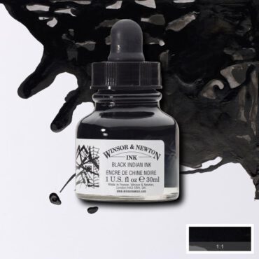 W&N Drawing ink 30ml - 030 Black (indian)