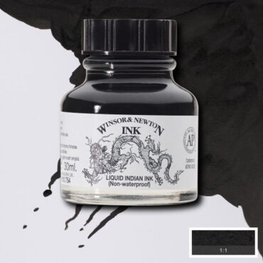 W&N Drawing ink 30ml - 754 Liquid Indian Ink (non-waterpr.)