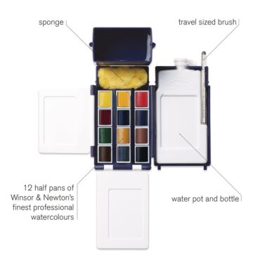 W&N Professional Watercolour - Field Box 12 halve napjes