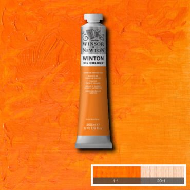 W&N Winton Olieverf 200ml - 090 Cadmium Orange Hue