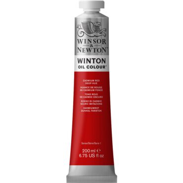 W&N Winton Olieverf 200ml - 098 Cadmium Red Deep Hue