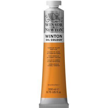 W&N Winton Olieverf 200ml - 115 Cadmium Yellow Deep Hue