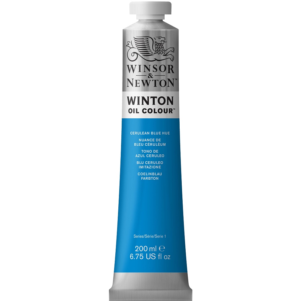 W&N Winton Olieverf 200ml - 138 Cerulean Blue Hue