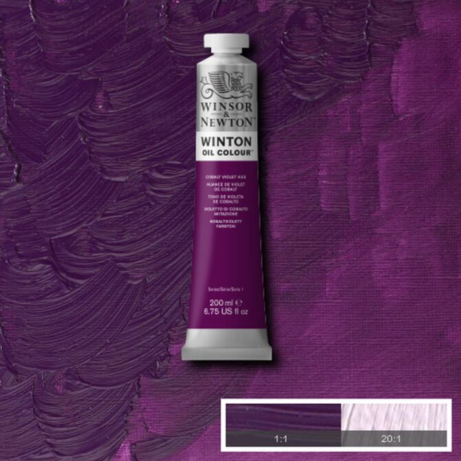 W&N Winton Olieverf 200ml - 194 Cobalt Violet Hue