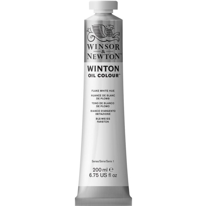 W&N Winton Olieverf 200ml - 242 Flake White Hue