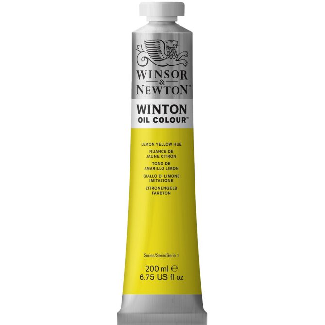 W&N Winton Olieverf 200ml - 346 Lemon Yellow Hue