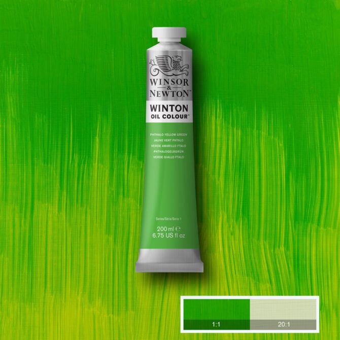 W&N Winton Olieverf 200ml - 403 Phthalo Yellow Green (NEW)