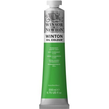 W&N Winton Olieverf 200ml - 483 Permanent Green Light