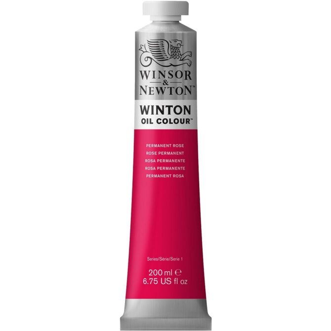 W&N Winton Olieverf 200ml - 502 Permanent Rose