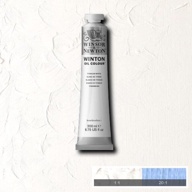 W&N Winton Olieverf 200ml - 644 Titanium White