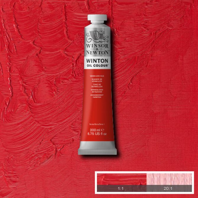 W&N Winton Olieverf 200ml - 682 Vermillion Hue