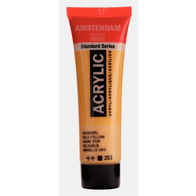 Amsterdam Standard tube 20ml - 253 Goudgeel