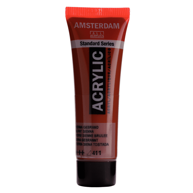 Amsterdam Standard tube 20ml - 411 Sienna Gebrand