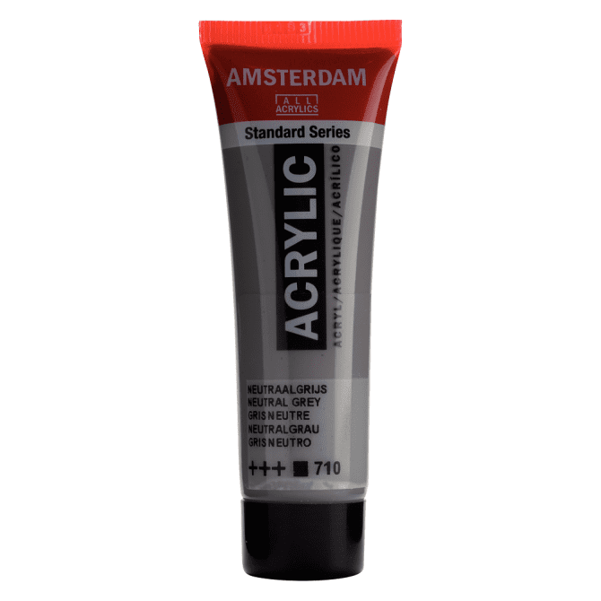 Amsterdam Standard tube 20ml - 710 Neutraalgrijs