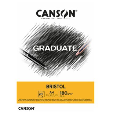 Canson Bristol GRADUATE tekenblok 180gram - A4