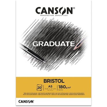 Canson Bristol GRADUATE tekenblok 180gram - A5