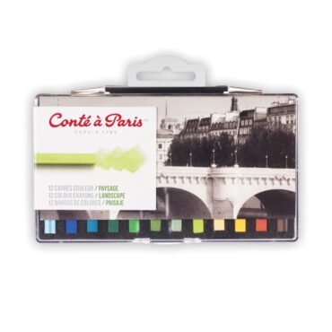 Conte a Paris Carrees pastelkrijt set 12 stuks - kleuren LANDSCHAP