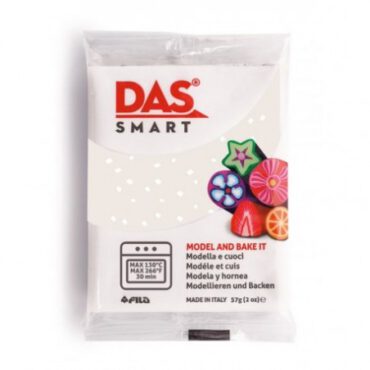 Das Smart modelleerpasta 57gram - White Glitter