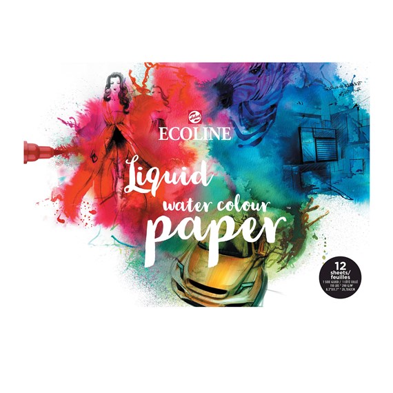 Ecoline Liquid Watercolour Printpaper 290gram 12vel - A3