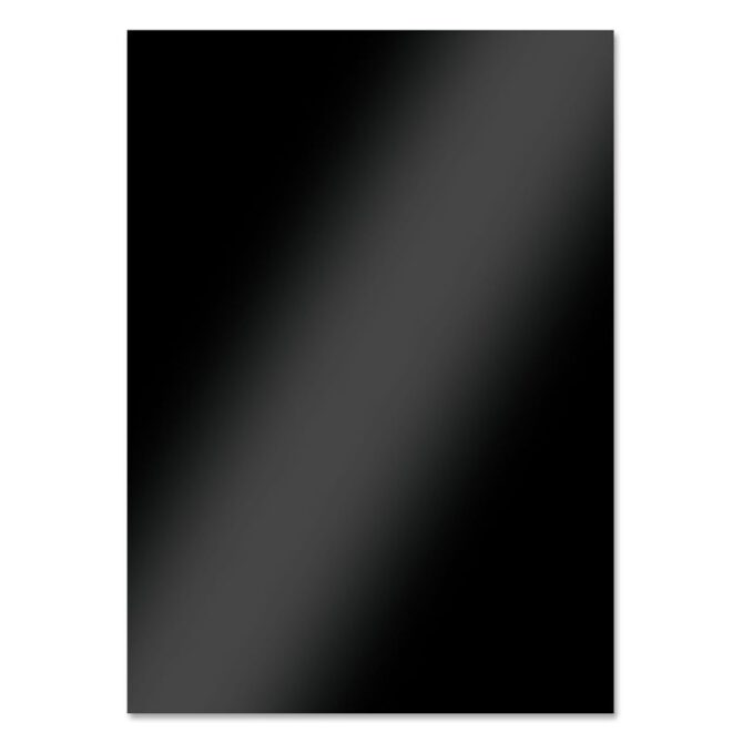 Hoogglans karton 0,3mm 50x70cm - ZWART