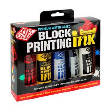 Premium Waterbased Blockprinting ink - SET 5x100ml