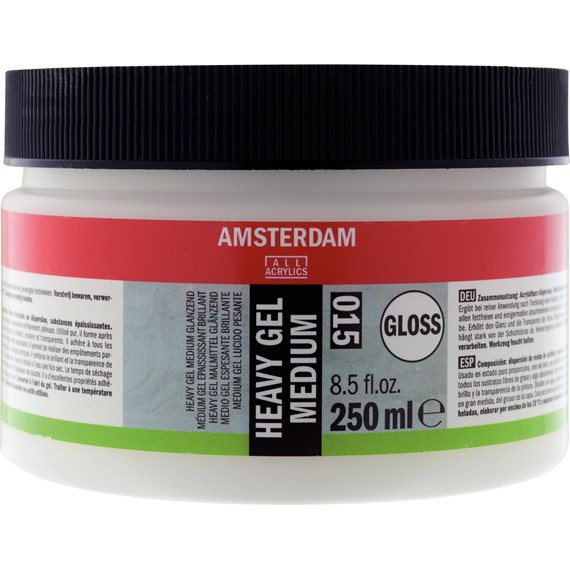 Amsterdam 015 Heavy gel medium 250ml - Glans