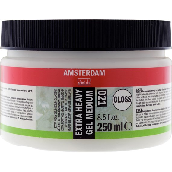 Amsterdam 021 Extra heavy gel medium 250ml -Glans
