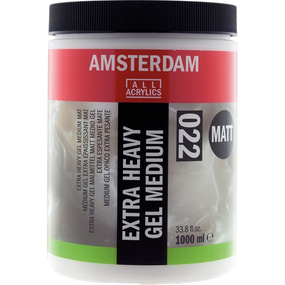 Amsterdam 022 Extra heavy gel medium 1000ml - Mat