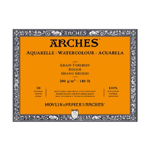 Arches Aquarelblok 300gram - GROF - 23x31cm