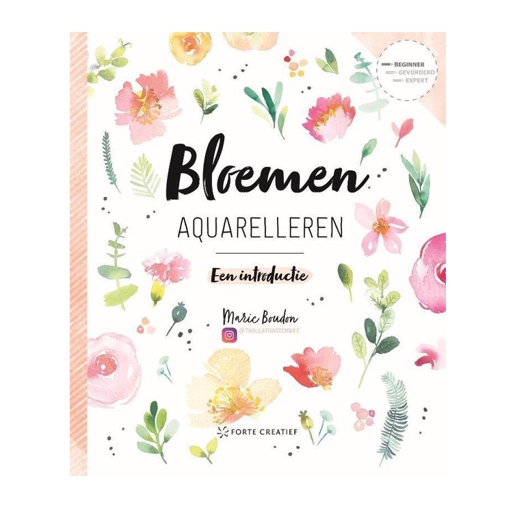 Bloemen aquarelleren - Marie Boudon