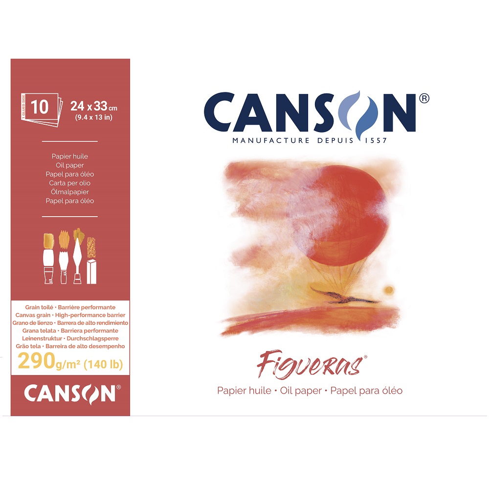 Canson Figueras olieverfblok 290gram - 24x33cm