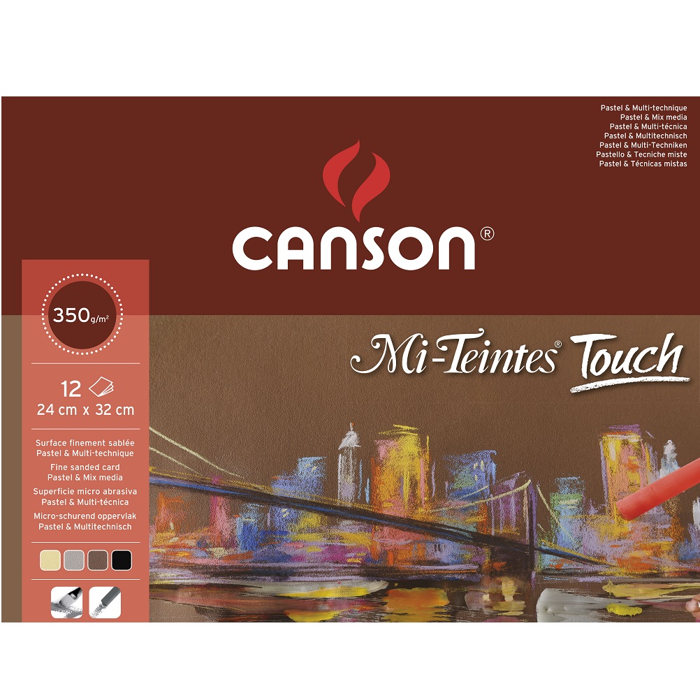 Canson Mi-Teintes Touch pastelblok 350 gram - 24x32cm