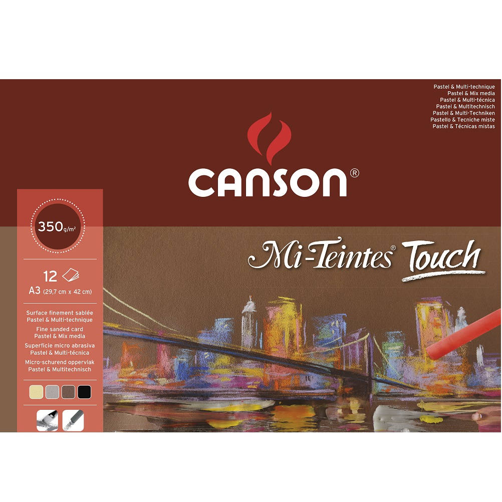 Canson Mi-Teintes Touch pastelblok 350 gram - A3