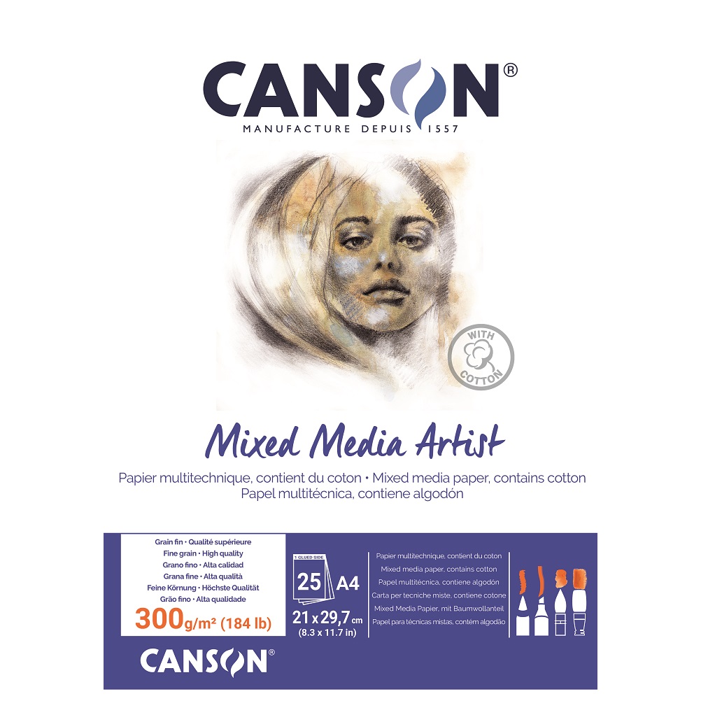 Canson Mixed Media 300 grams - A4
