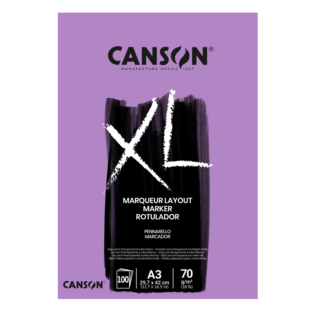 Canson XL Markerpapier 100 vel - A3