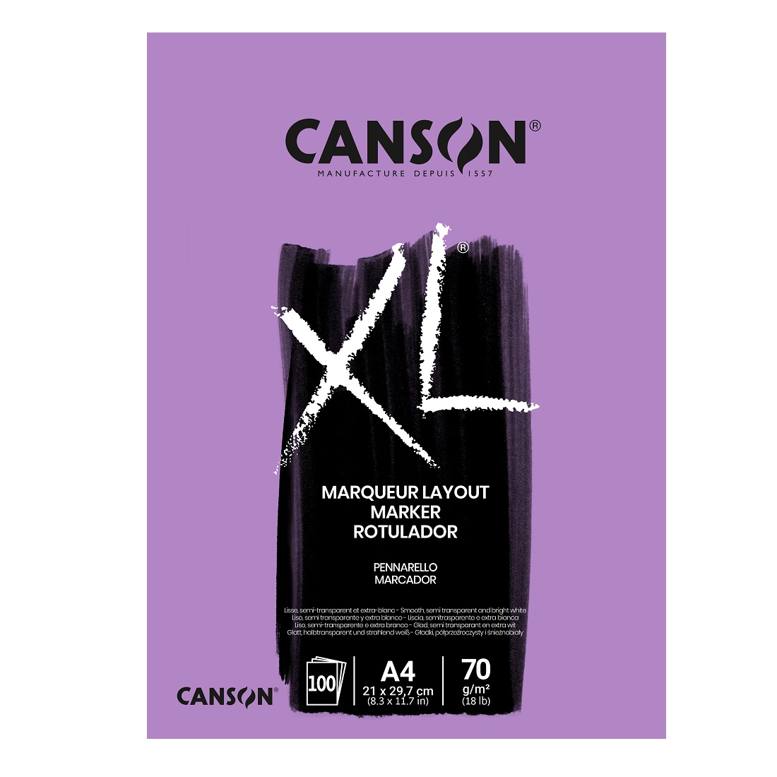 Canson XL Markerpapier 100 vel - A4