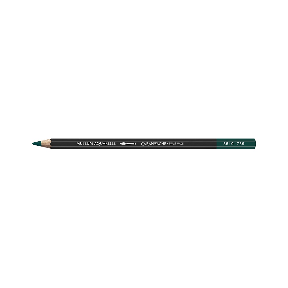 Caran d Ache Museum Aquarelle - 739 Dark Sap Green