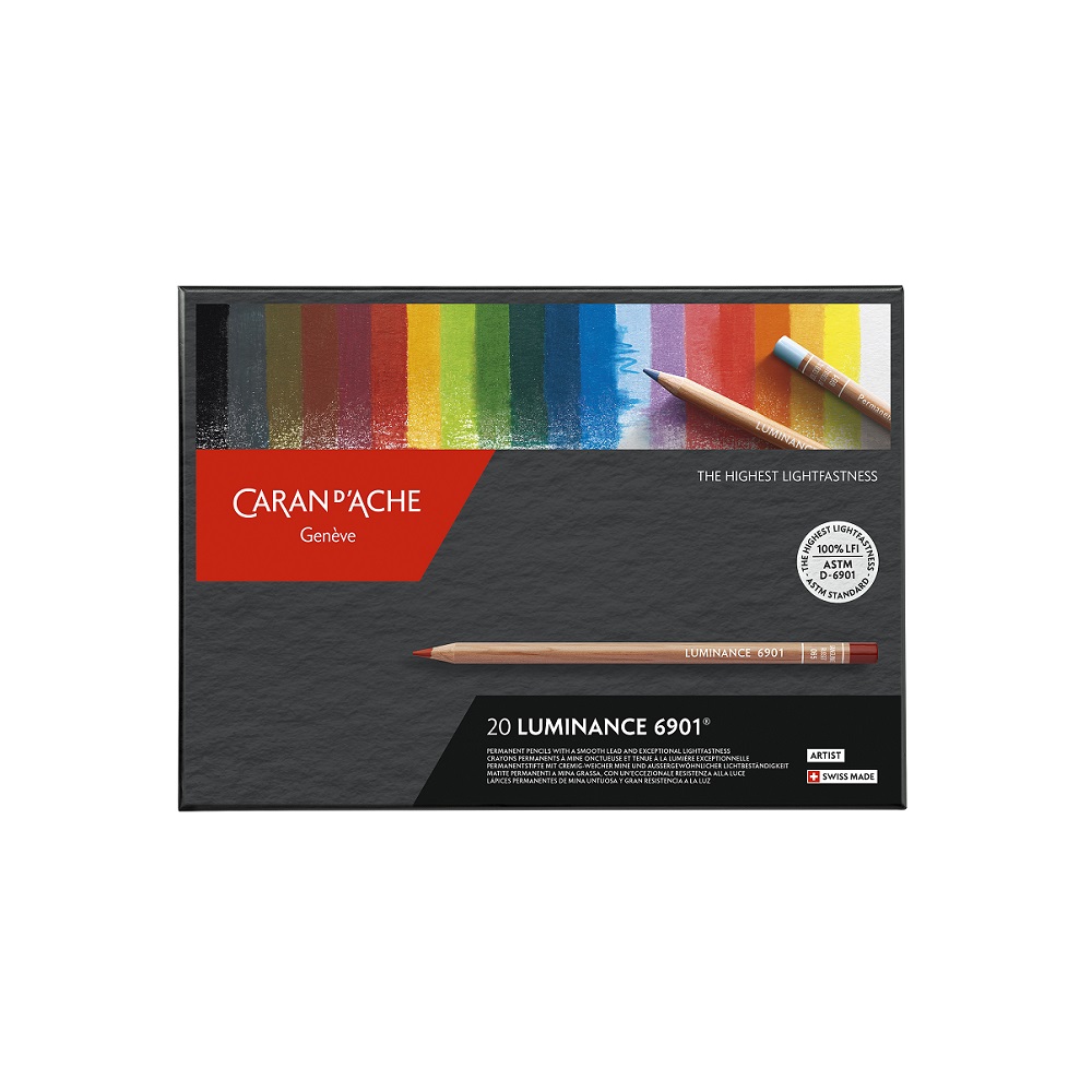 Caran d'Ache Luminance 6901 kleurpotlood - SET 20