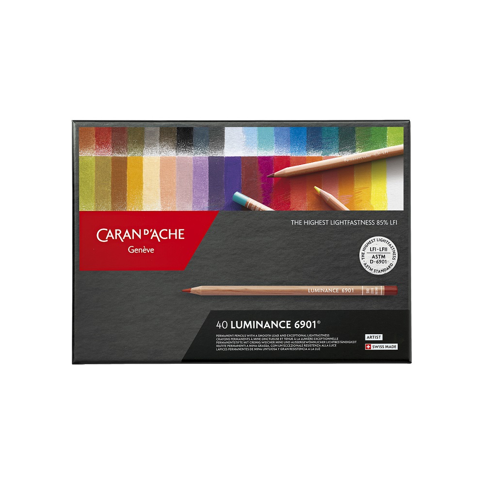 Caran d'Ache Luminance 6901 kleurpotlood - SET 40