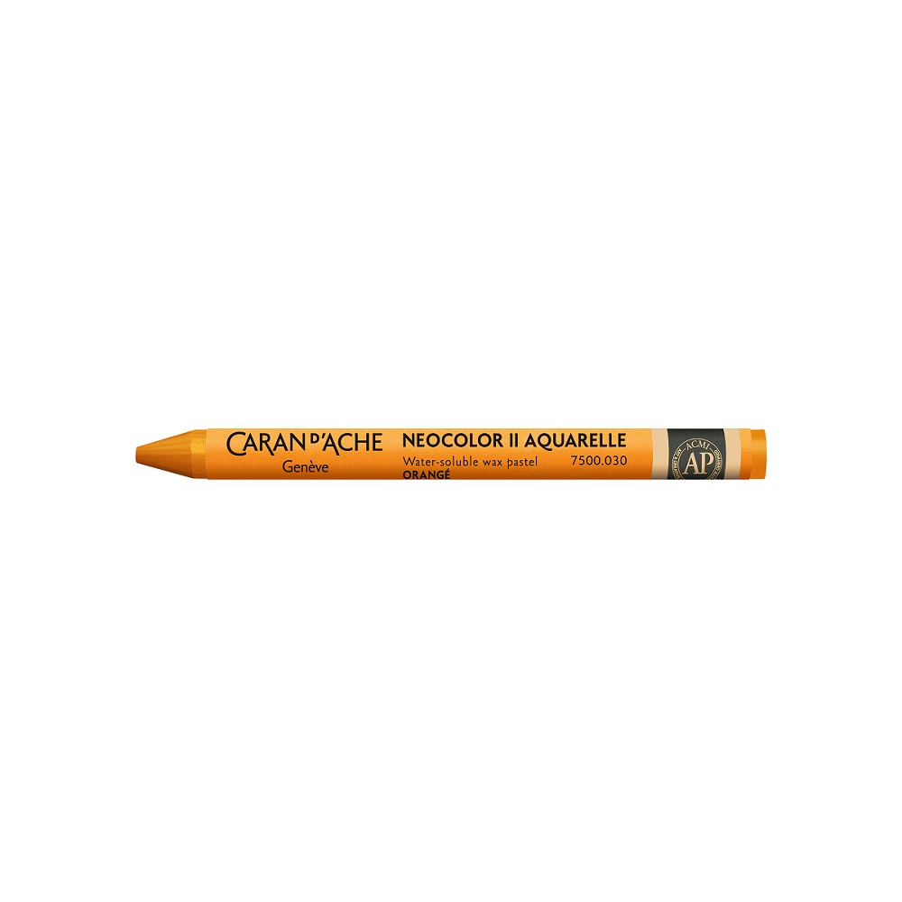 Caran d'Ache Neocolor II aquarel waspastel - 030 Orange