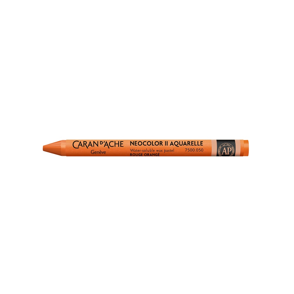 Caran d'Ache Neocolor II aquarel waspastel - 050 Flame Red