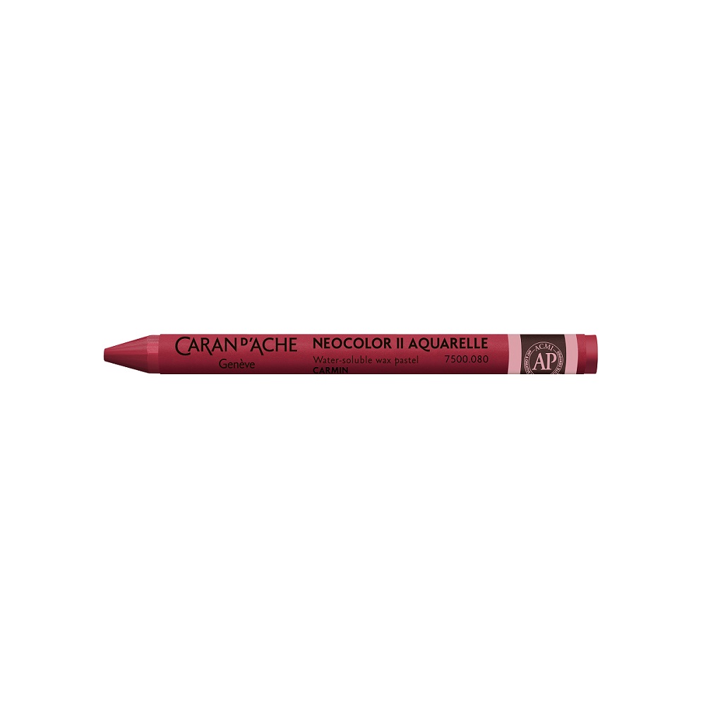 Caran d'Ache Neocolor II aquarel waspastel - 080 Carmine