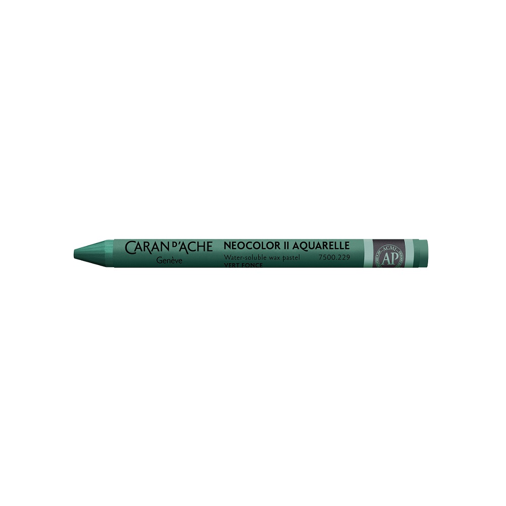 Caran d'Ache Neocolor II aquarel waspastel - 229 Dark Green