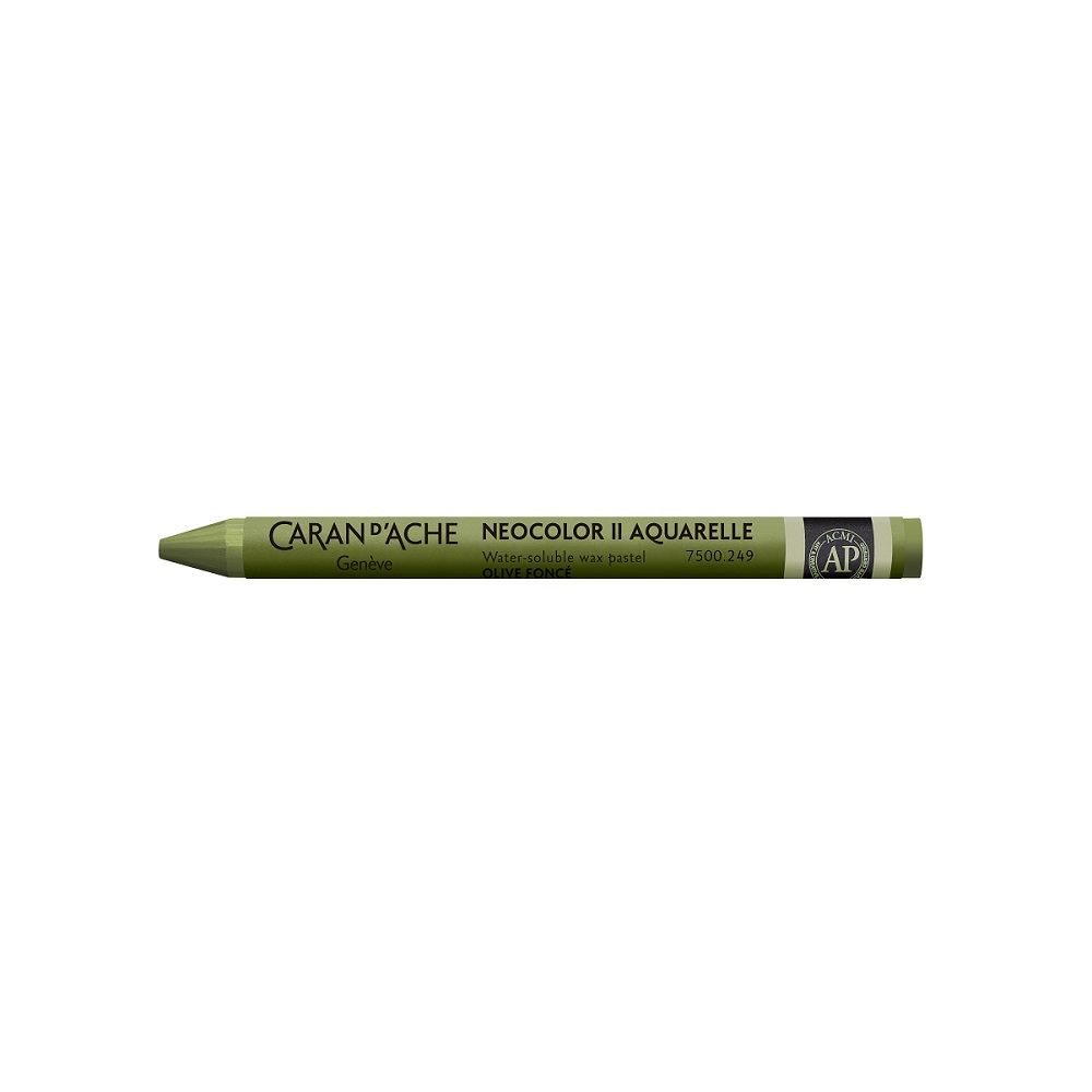 Caran d'Ache Neocolor II aquarel waspastel - 249 Olive