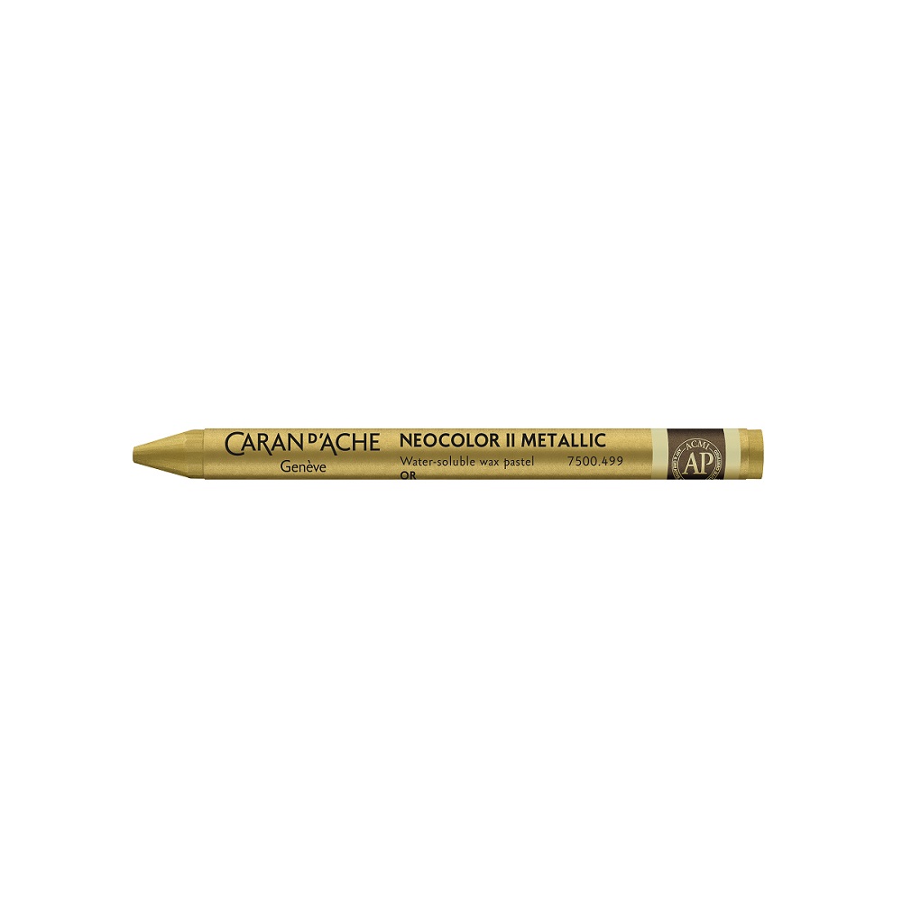 Caran d'Ache Neocolor II aquarel waspastel - 499 Gold Metallic