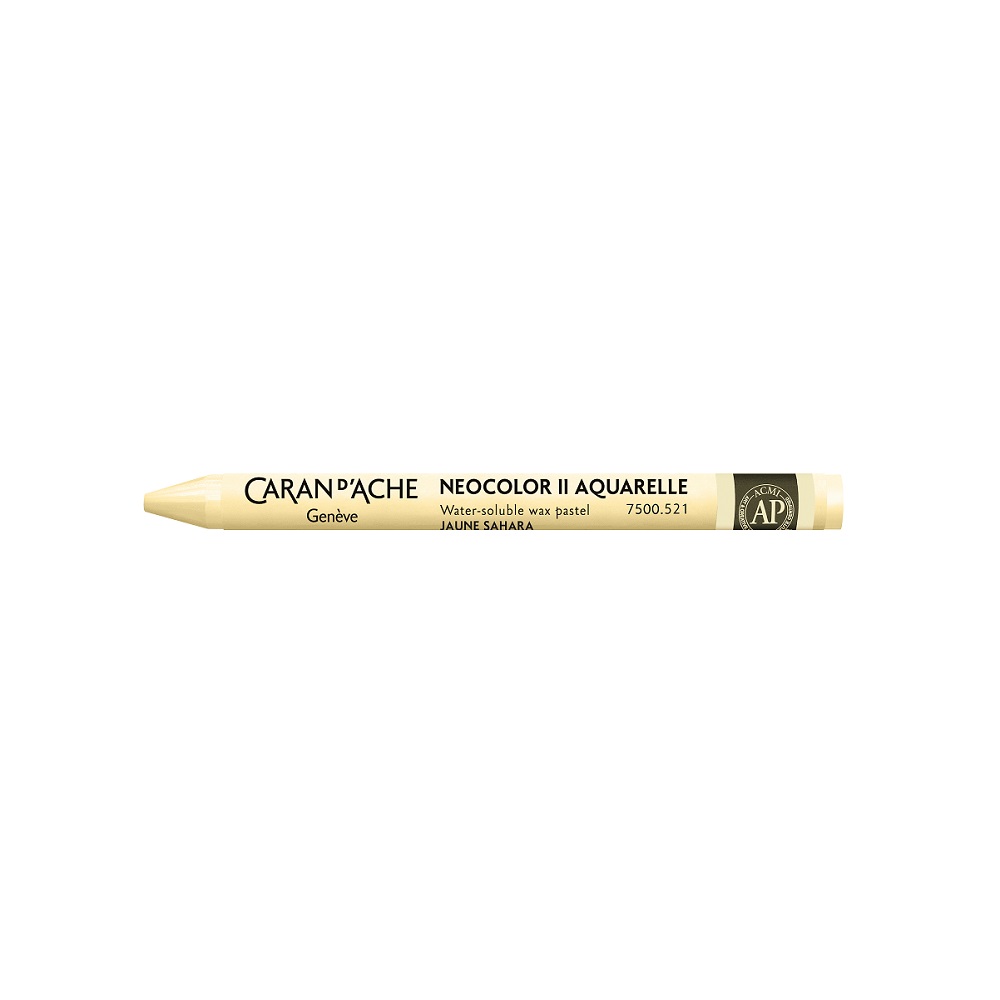 Caran d'Ache Neocolor II aquarel waspastel - 521 Sahara Yellow