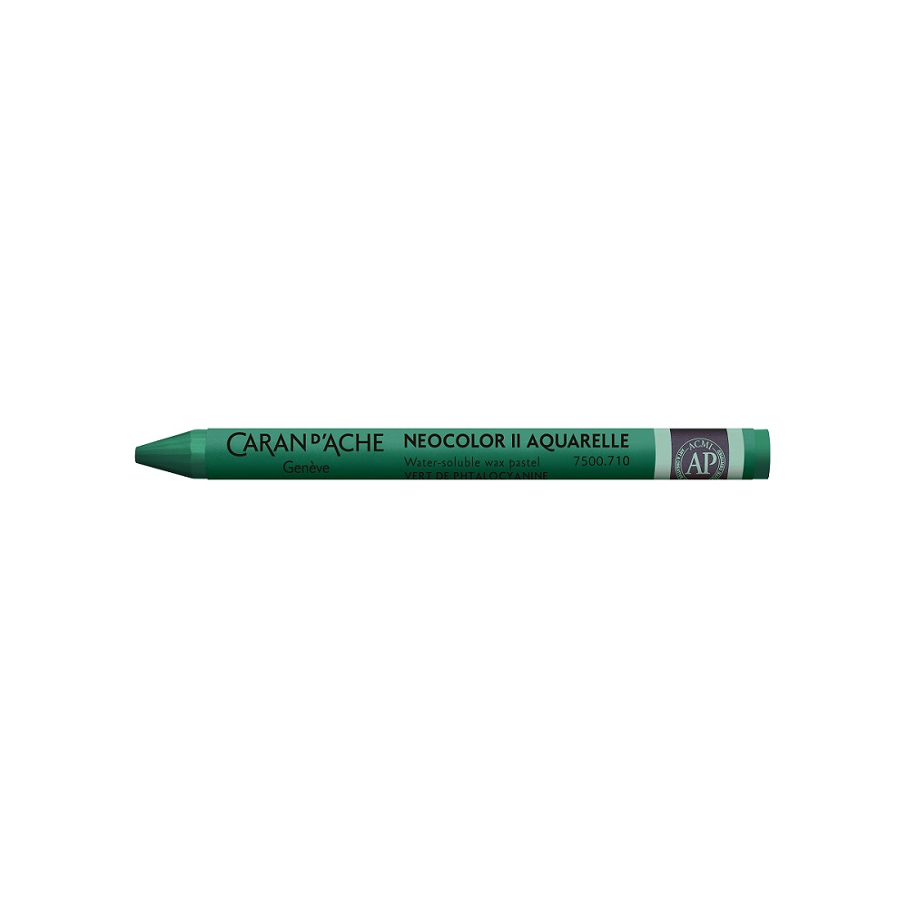 Caran d'Ache Neocolor II aquarel waspastel - 710 Phtalocyanine Green